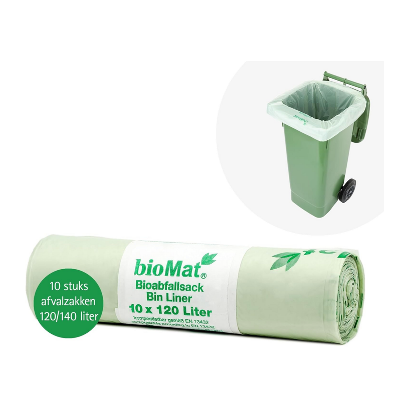 BioMat - Compostable container bags - 10 x 120/140 liters