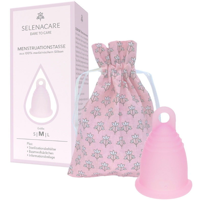 Menstrual cup - Premium - Pink - Different sizes