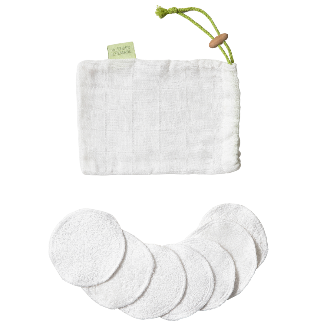 Reusable cotton pads - 7 pieces - Upcycle