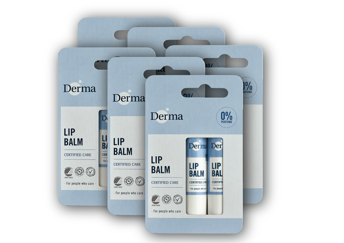 Derma Family - Lip Balm - 2 pieces - Fragrance free