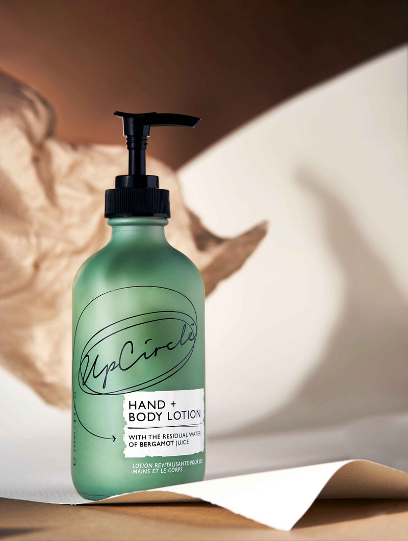 Hand + Body Lotion – Upcycled Bergamot Fruit Water – 250 ML