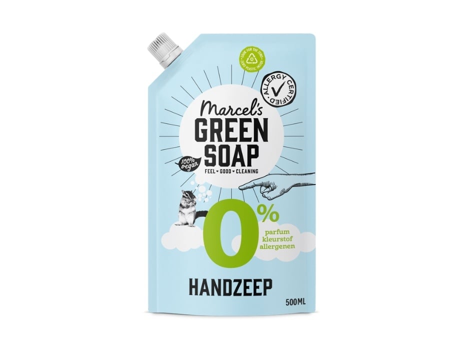 Marcel's Green Soap - Fragrance-free hand soap - 250-500ml