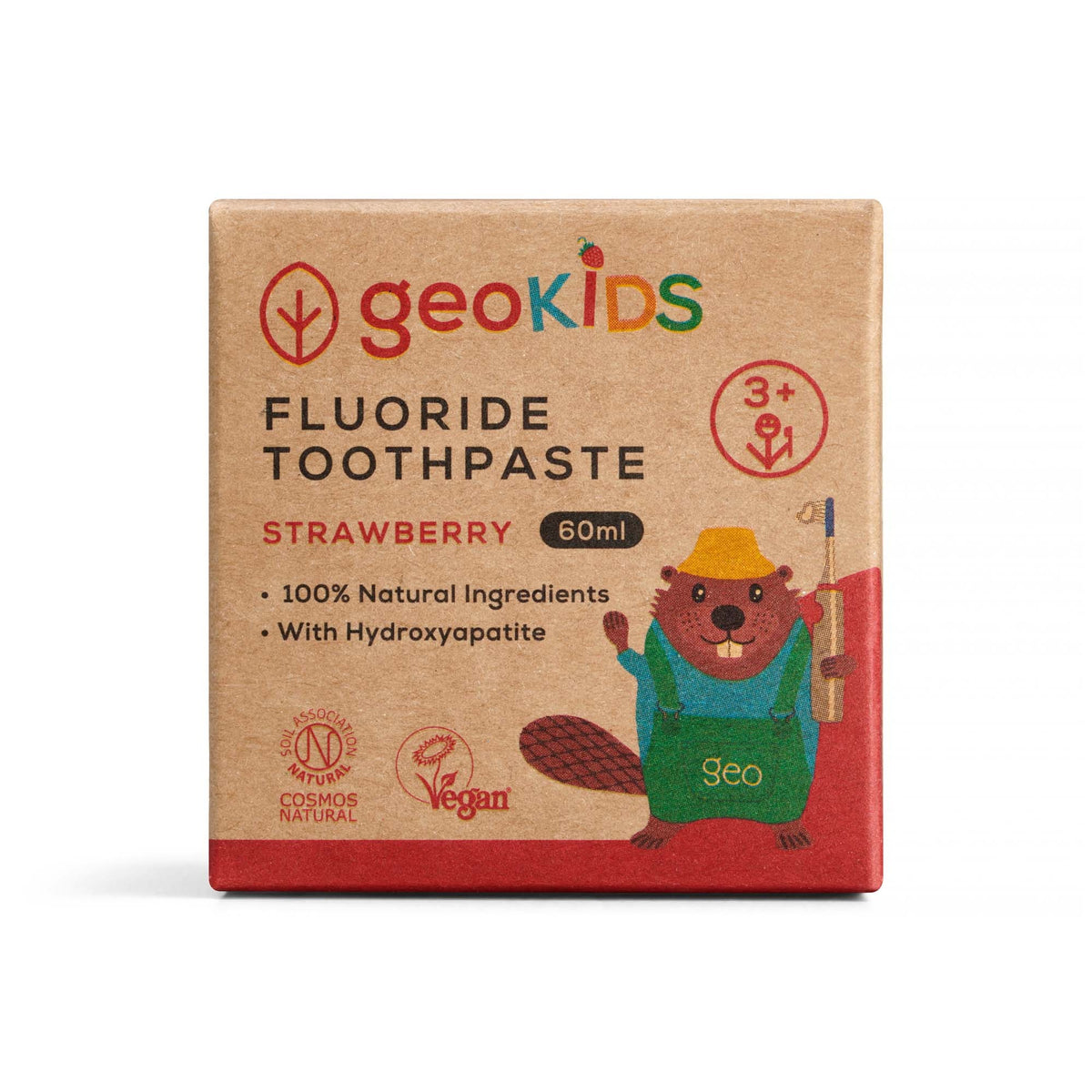 Georganics - Kids Fluoride Toothpaste - Strawberry