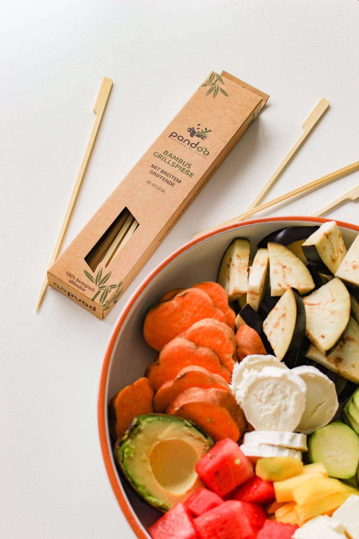 Grill sticks - bamboo - 30 pcs