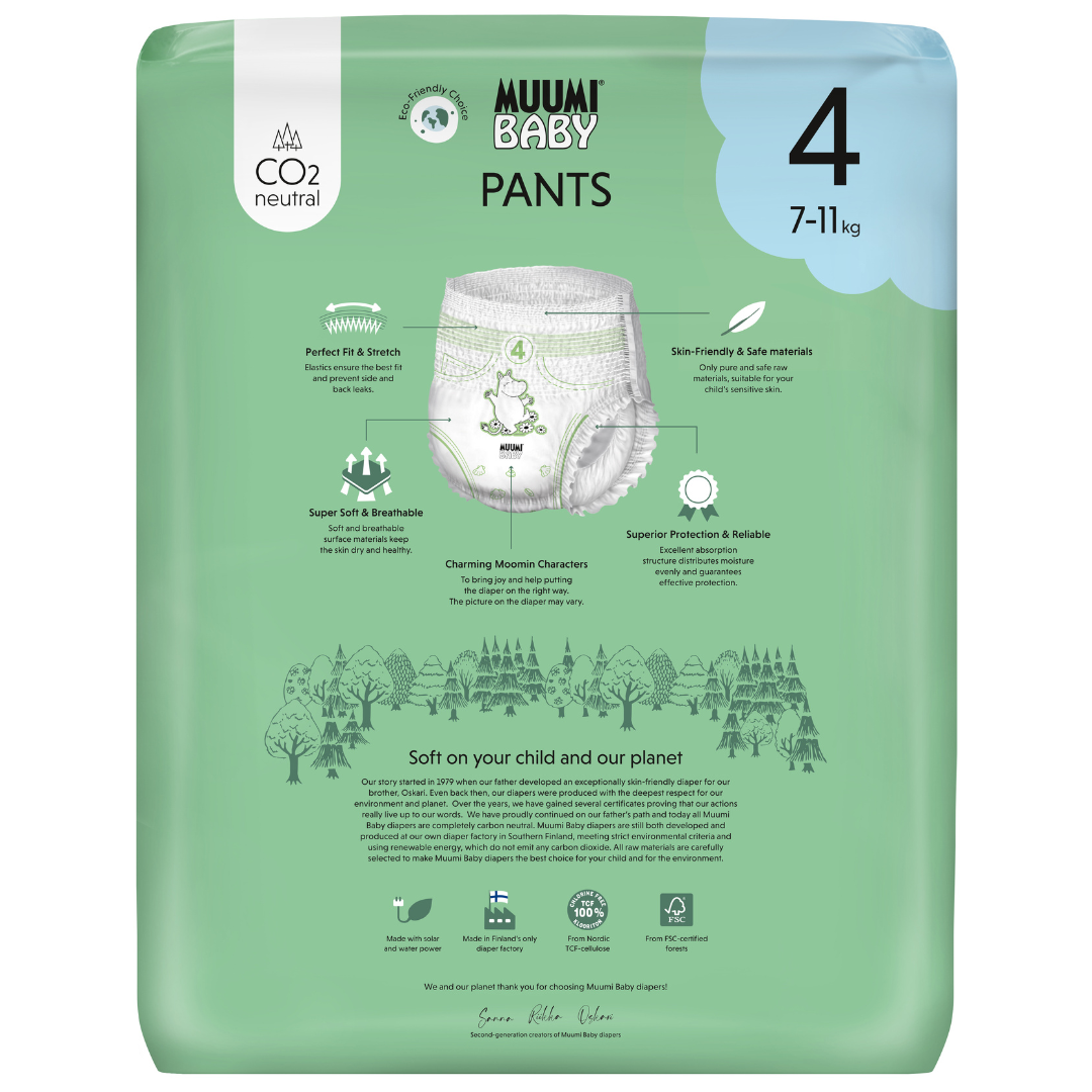 Eco Diaper Pants - size 4 - 7 to 11 kg