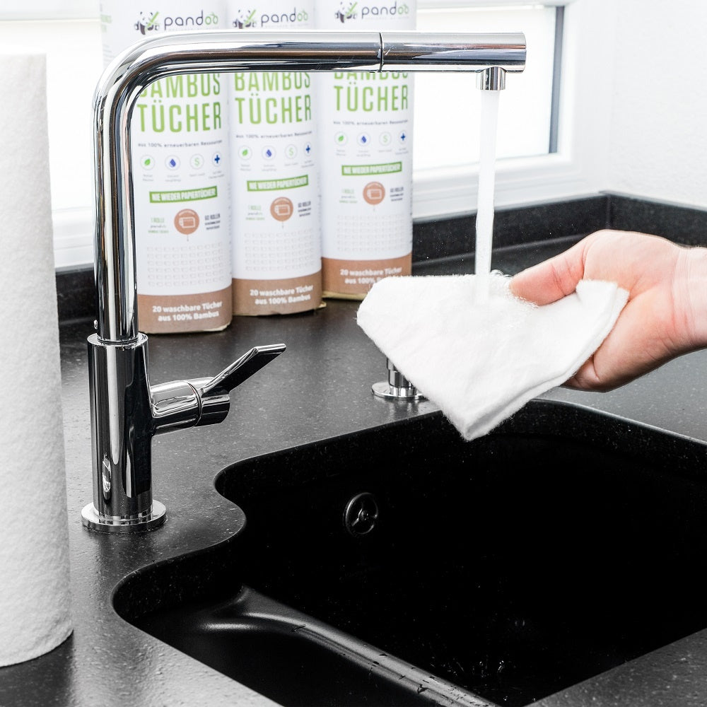 Pandoo bamboo washable kitchen paper - 1 roll