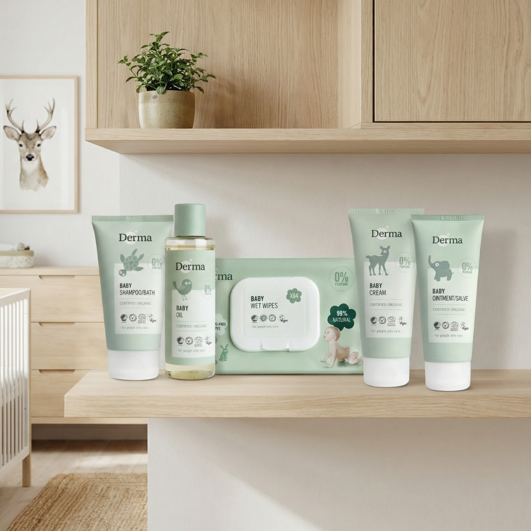 Derma Eco Baby Starter Pack – Complete Mild Baby Care (5-piece)