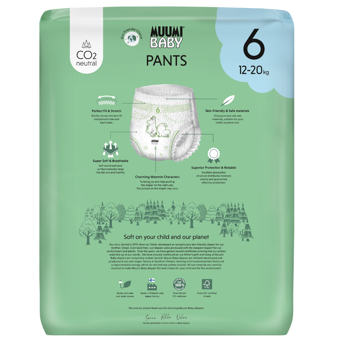 Eco Diaper Pants - size 6 - 12 to 20 kg