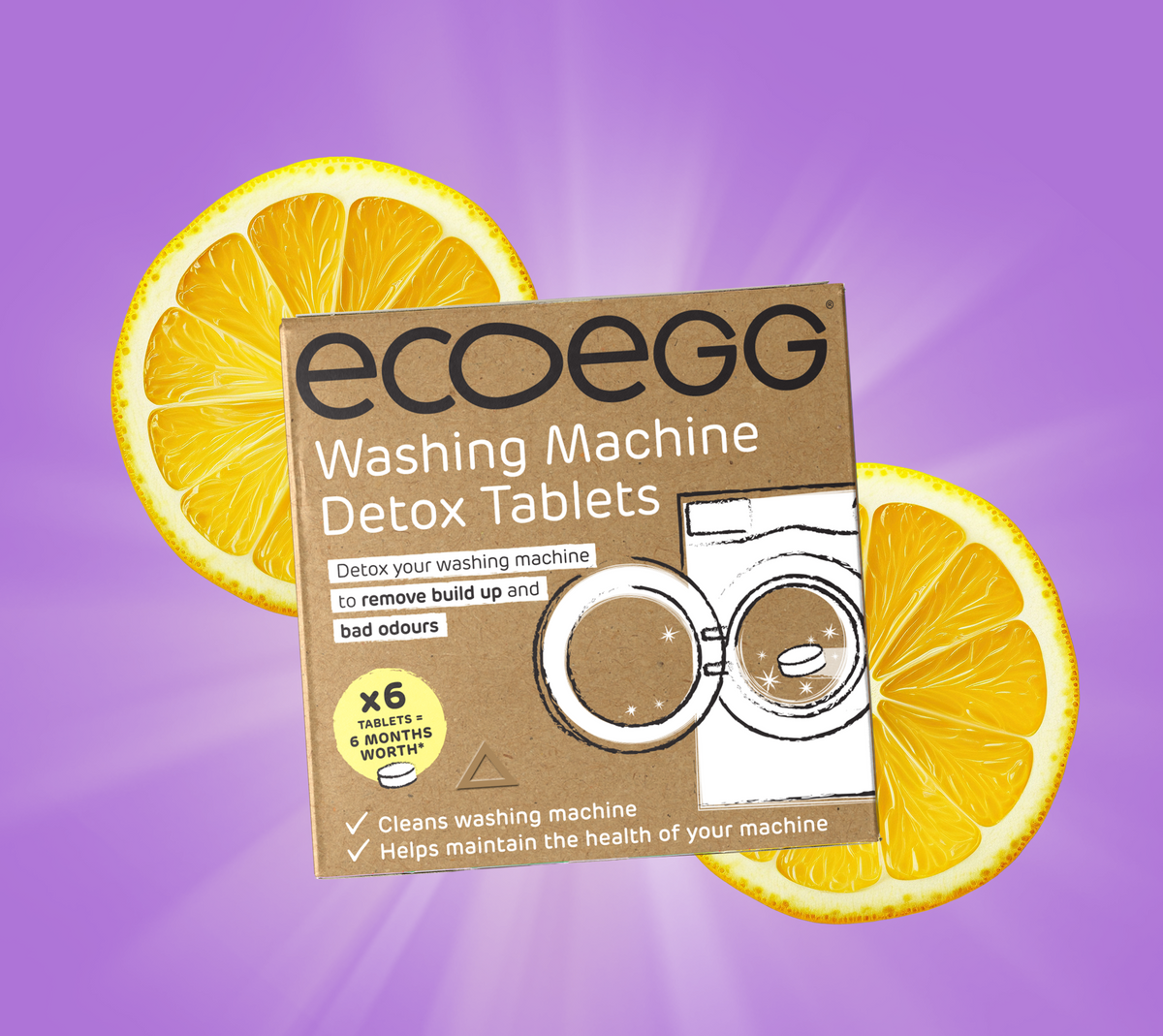 EcoEgg - Washing machine cleaning tablet - Detox Tablet