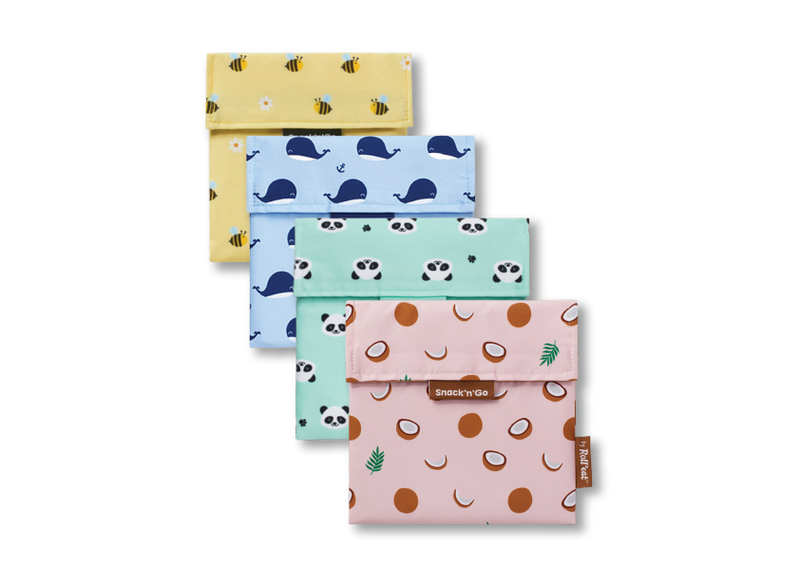 4 x Snack'n Go- happy prints