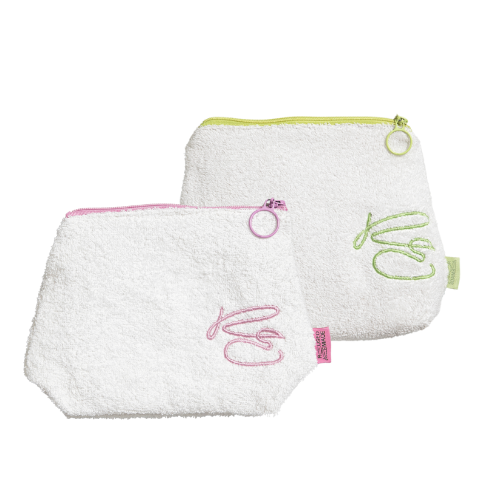 Make up & Toiletry bag - Terry cloth - Upcycle