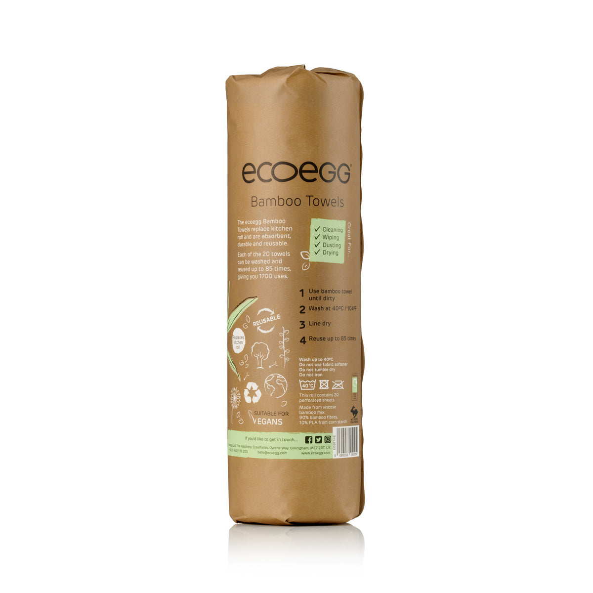 EcoEgg - Reusable Bamboo Kitchen Roll