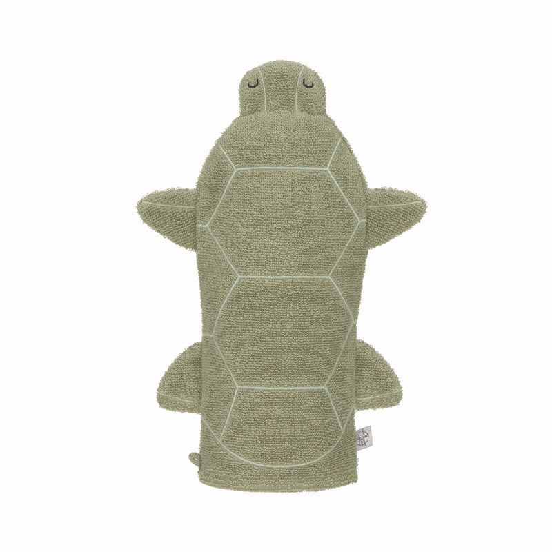 Washcloth - Turtle - GOTS cotton