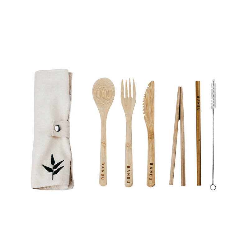 Cutlery set - bamboo