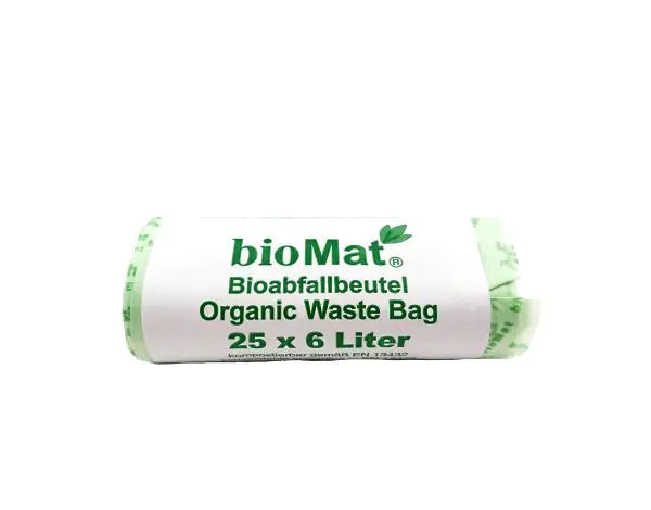 BioMat - Compostable Garbage Bags - 25 x 6 Liter