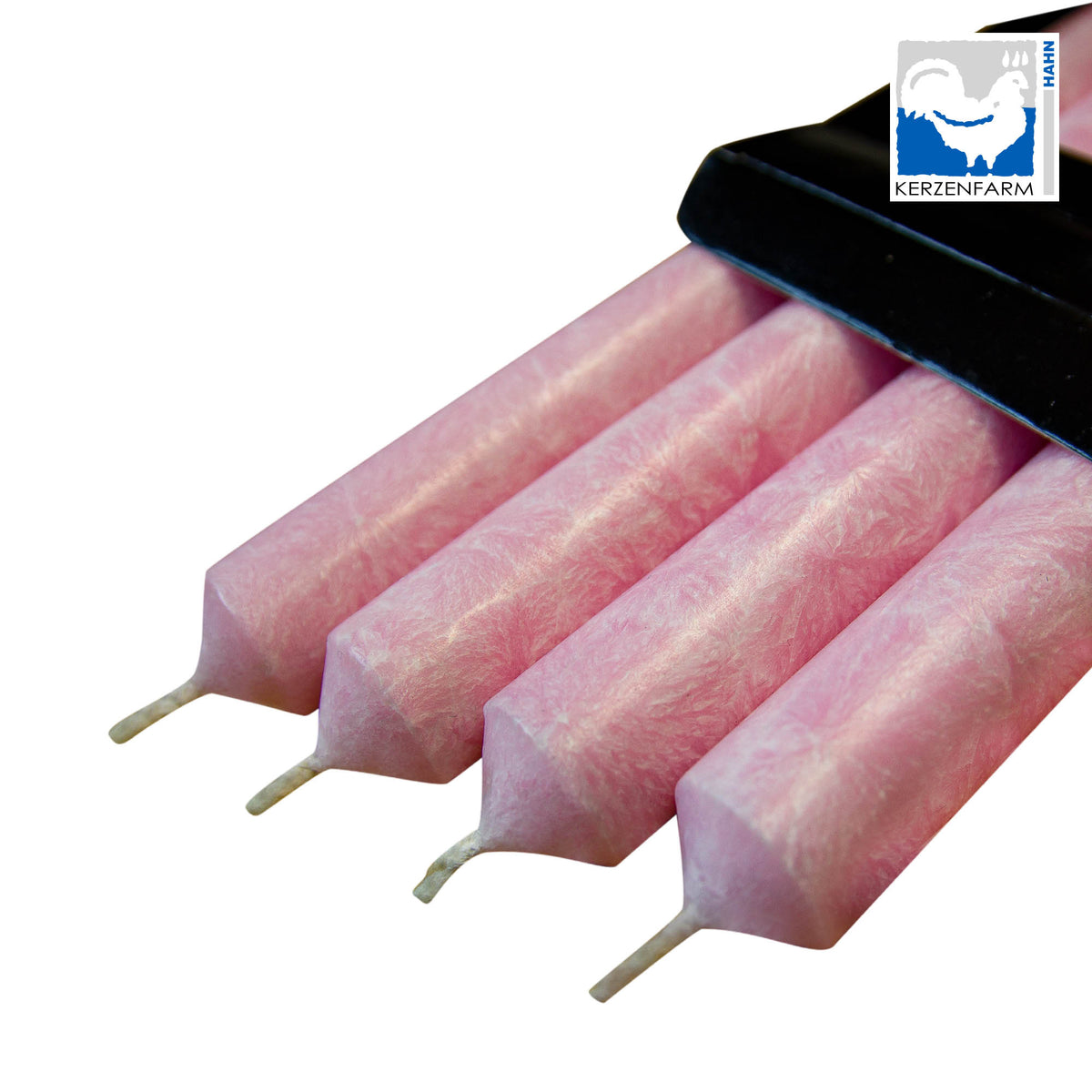 Stick candles - Plantbased Stearin - 4 pieces - Different colors