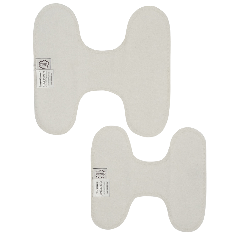 Washable Pantyliners - without closure - 3 Pieces - White