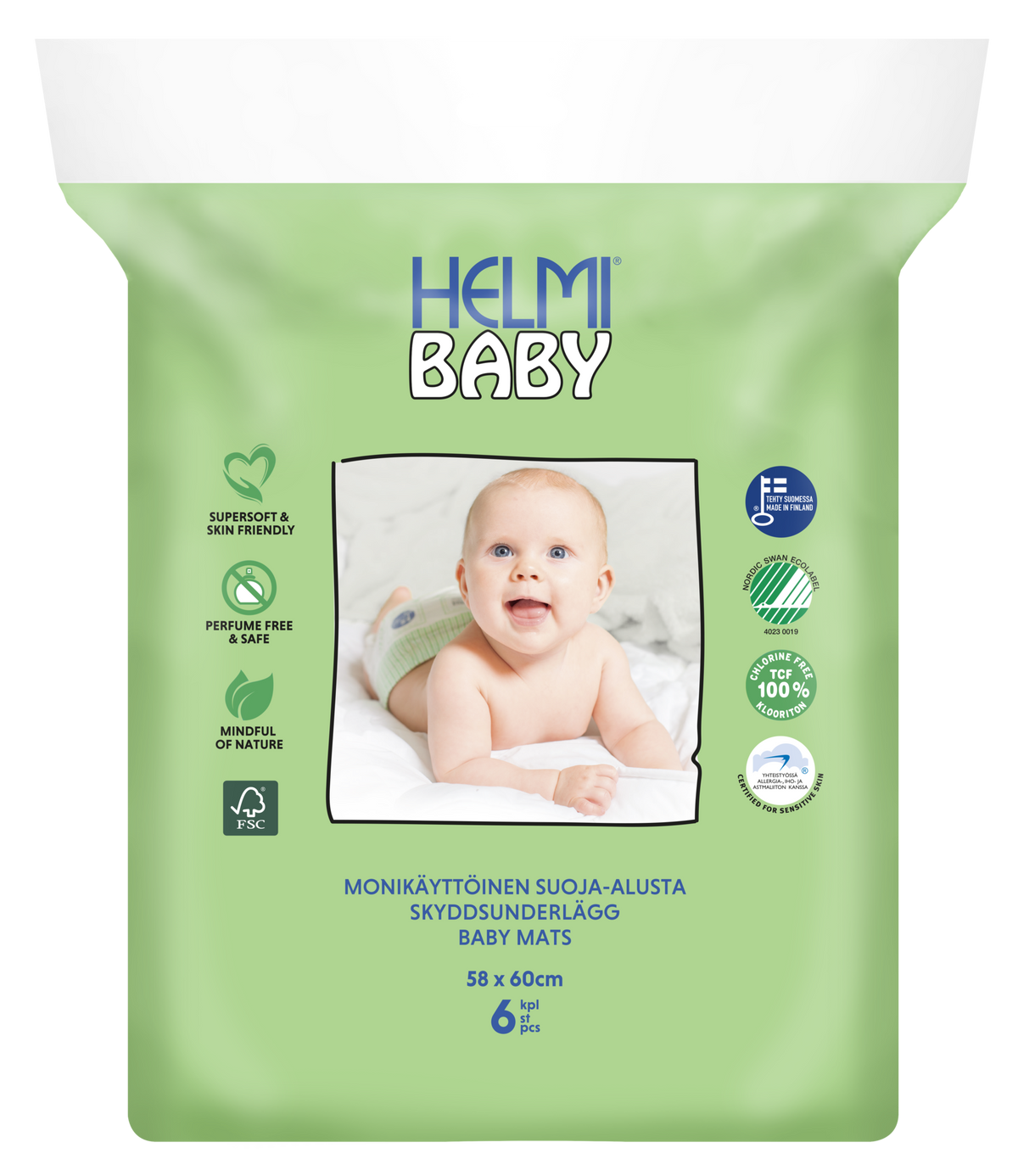 Helmi disposable pad - 6-Pack
