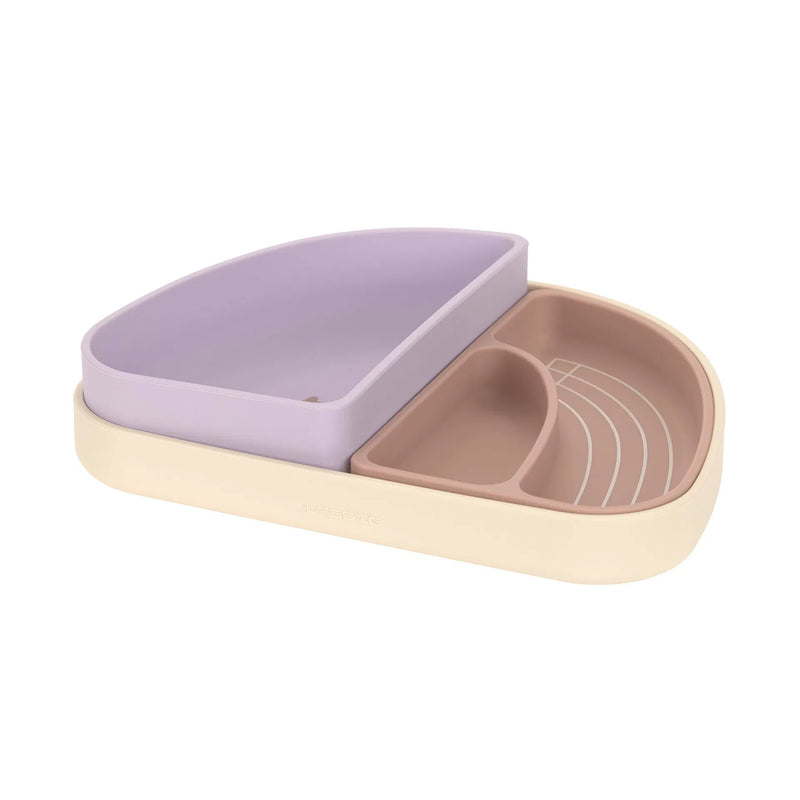 Lässig - Silicone Section Dish Set - 3 pcs