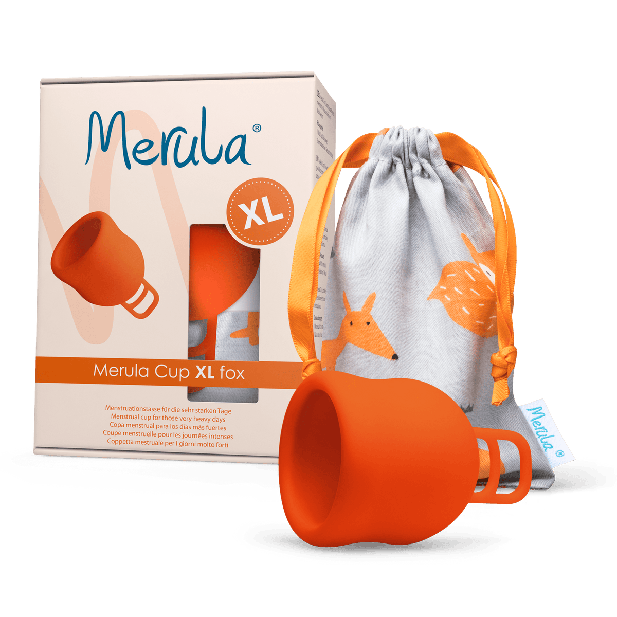 Menstrual Cup XL - 5 Colors - Orange
