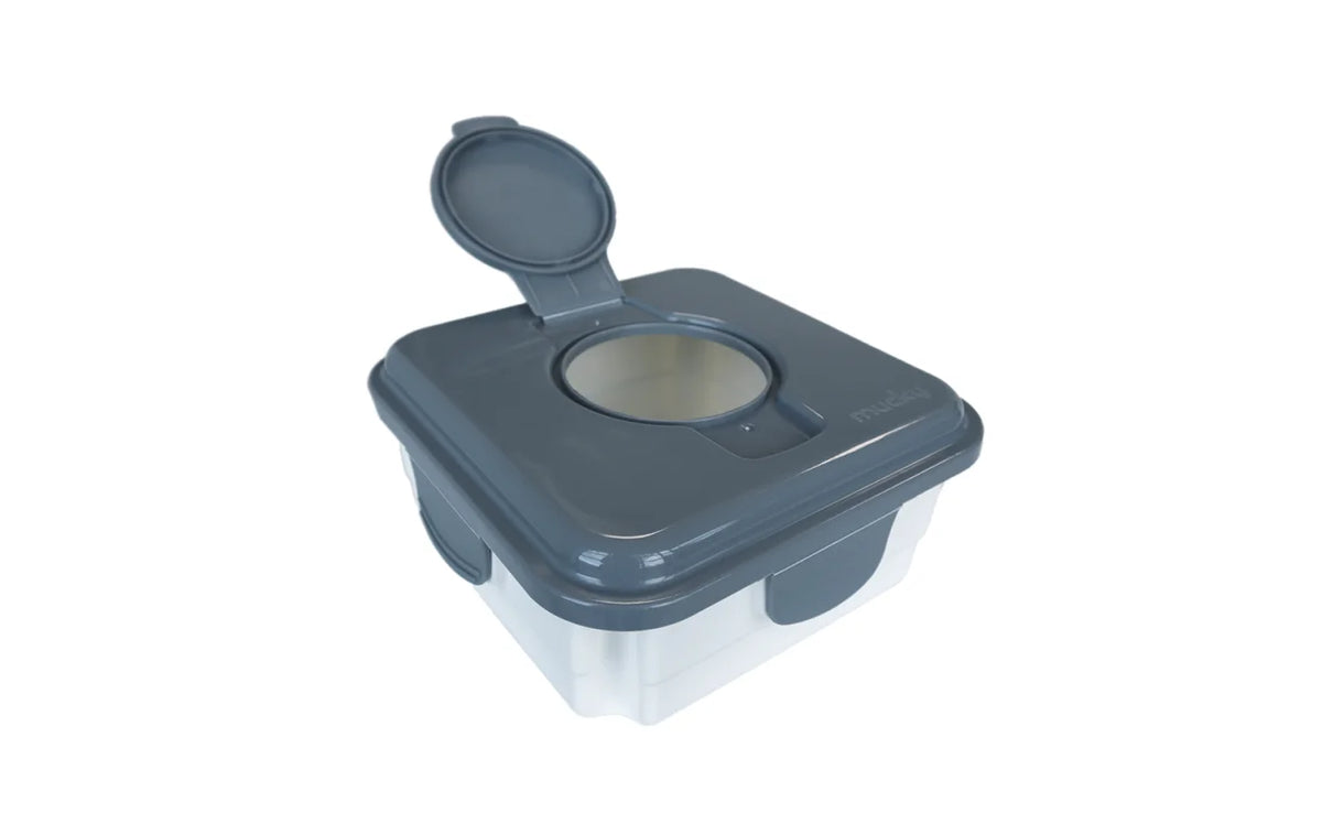 Cheeky Wipes Mucky Container Grey and Green