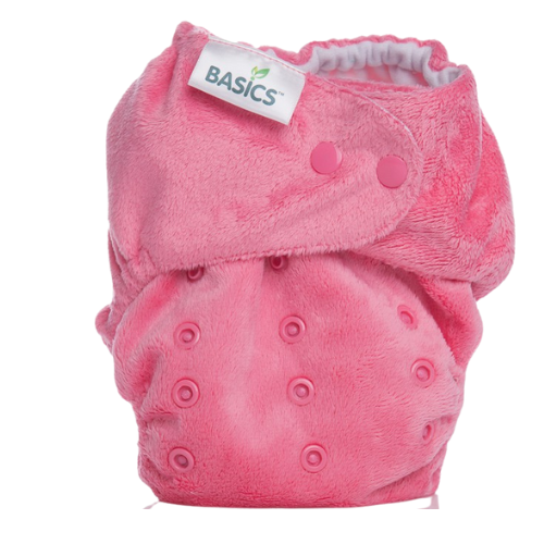 Bambooty washable diaper all-in-two - Peach pink