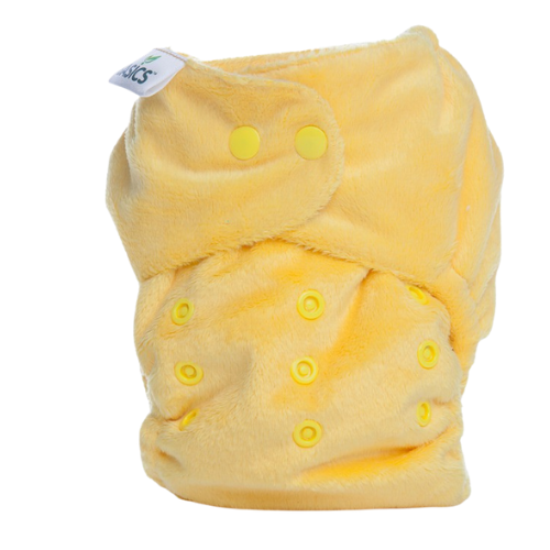Bambooty washable diaper all-in-two - Lemon Yellow