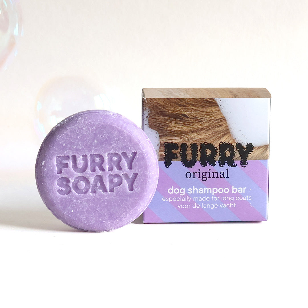 Furry Dog Shampoo Bar - Long Coat