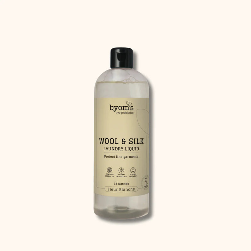 Byoms - Probiotic laundry liquid - Wool & Silk - Fleur Blanche