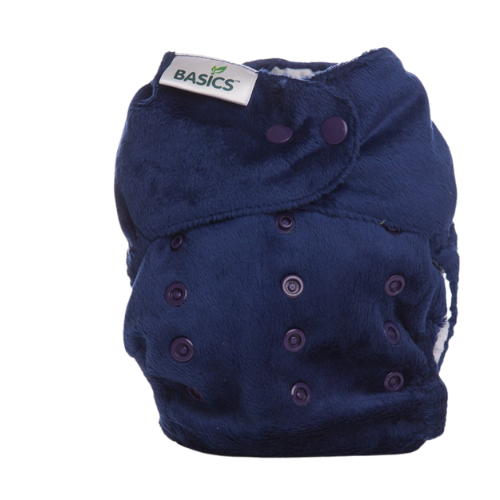 Bambooty Washable Diaper All-in-Two - blueberry blue