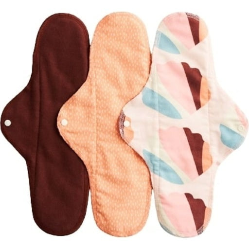 Imse - Washable sanitary pads Classic Night - Orange Sprinkle 3-pcs