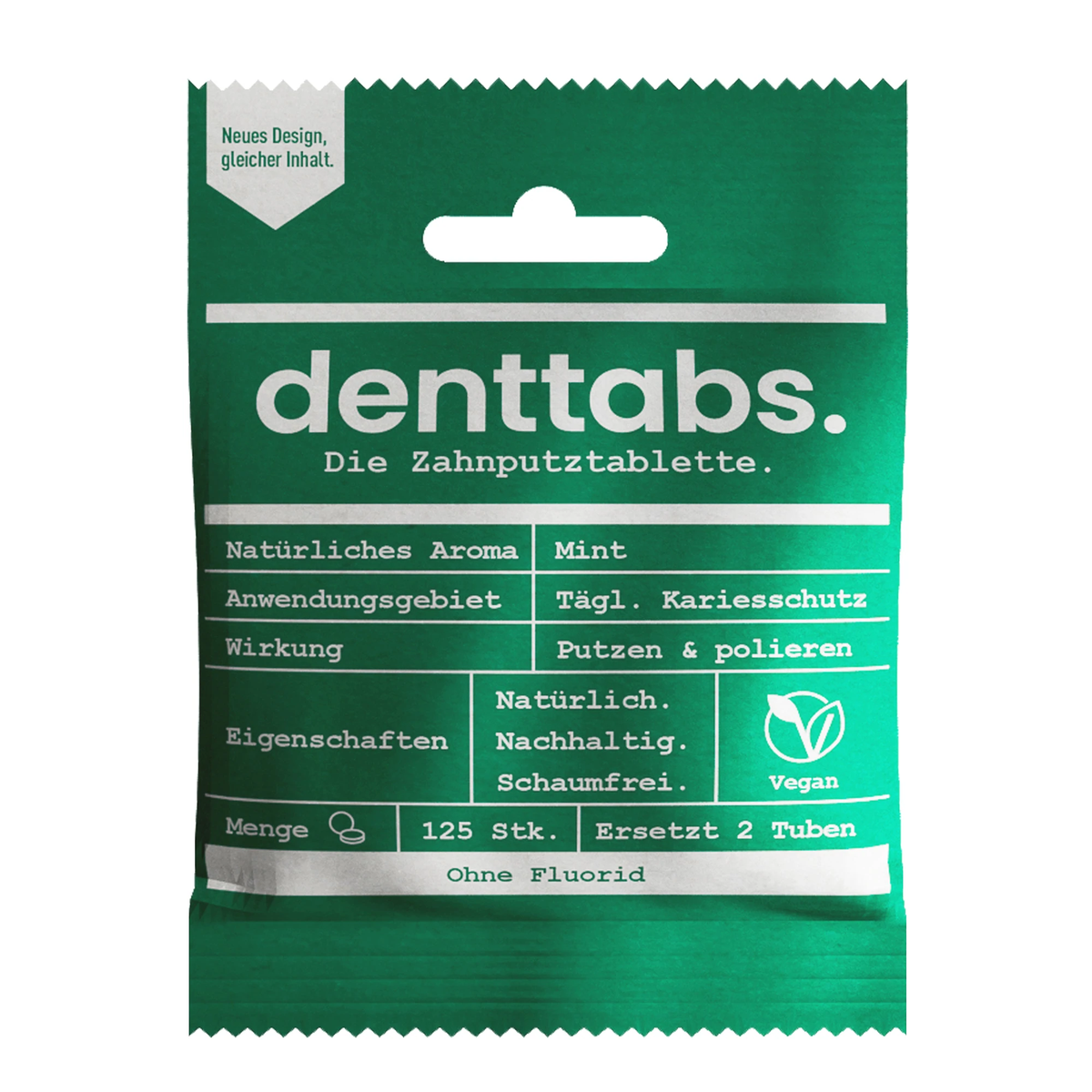Toothpaste Tablets - Mint - without fluoride