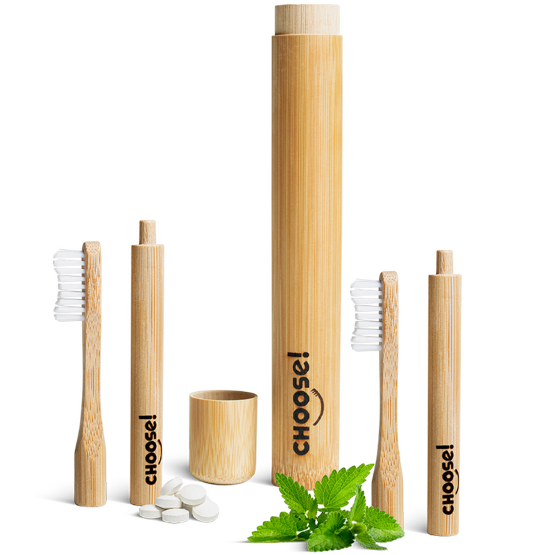 Bamboo Toothbrush Set from CHOOSE!
