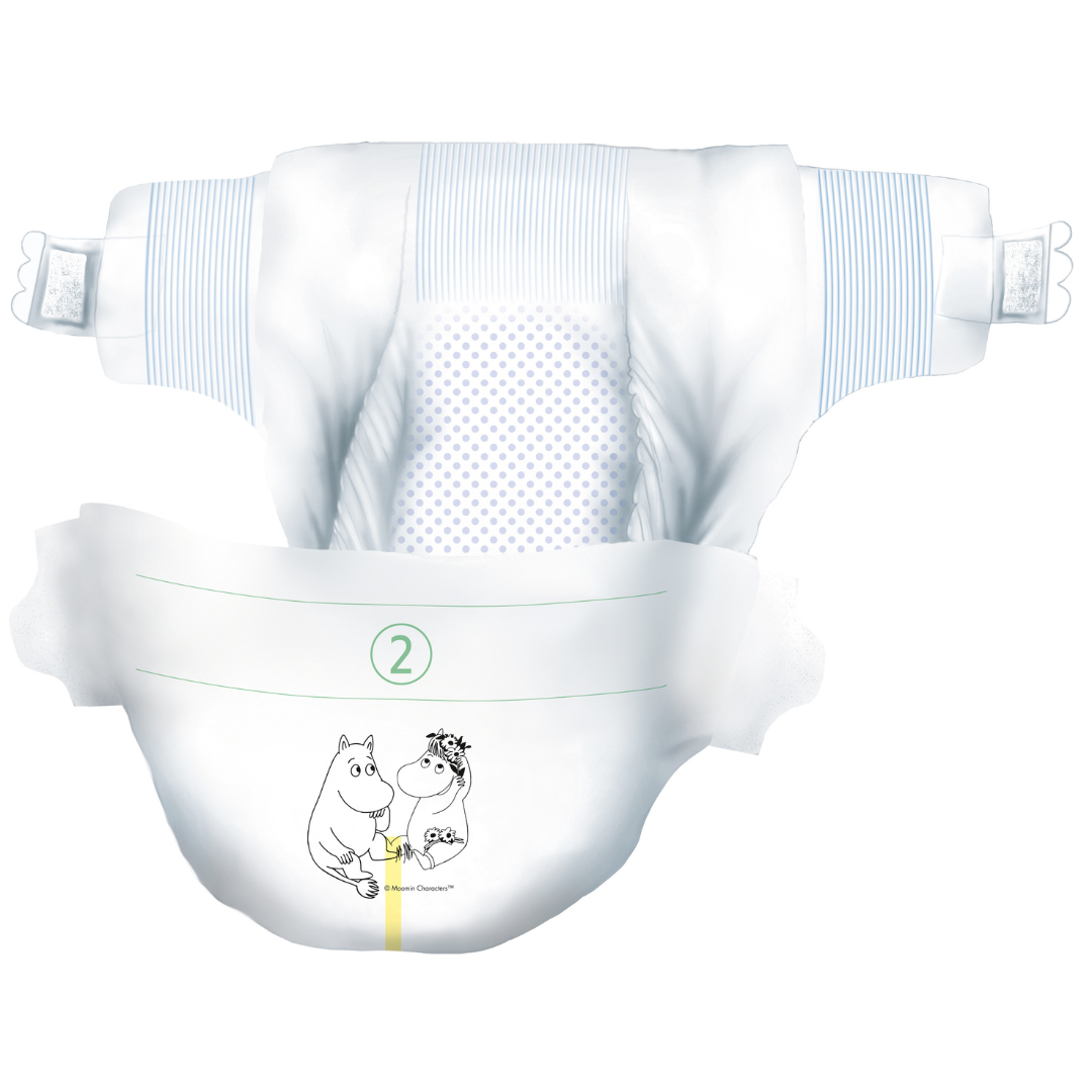 Eco Diapers - size 2 - 3 to 6 kg