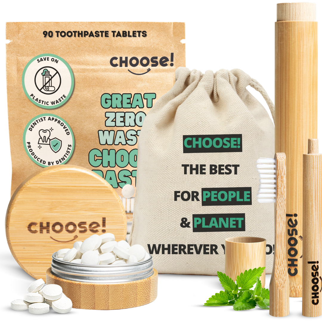 Travel Kit from CHOOSE! - Sustainable Teeth Brushing on the Go
