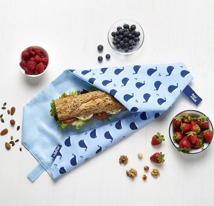 Boc'n'Roll Foodwrap - Whales