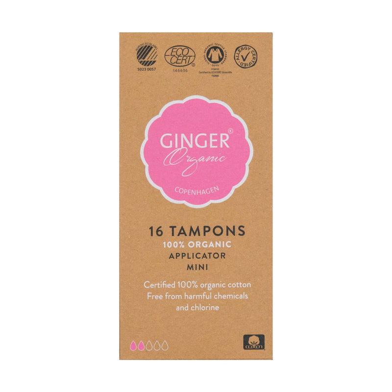 Tampons with applicator - Organic cotton - Mini