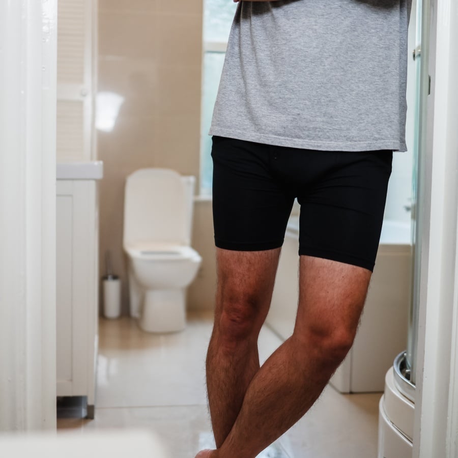 Incontinence underwear - Mid trunk - Black