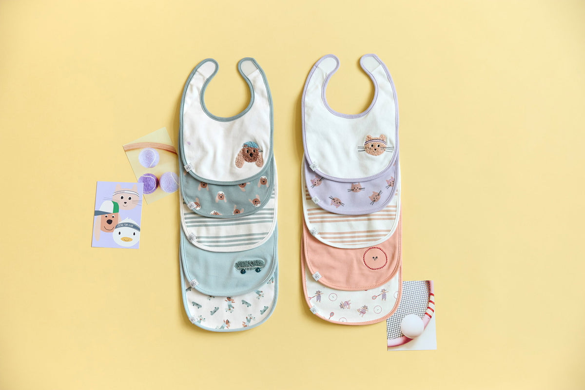 Lässig - Value Pack Bibs - Kitties