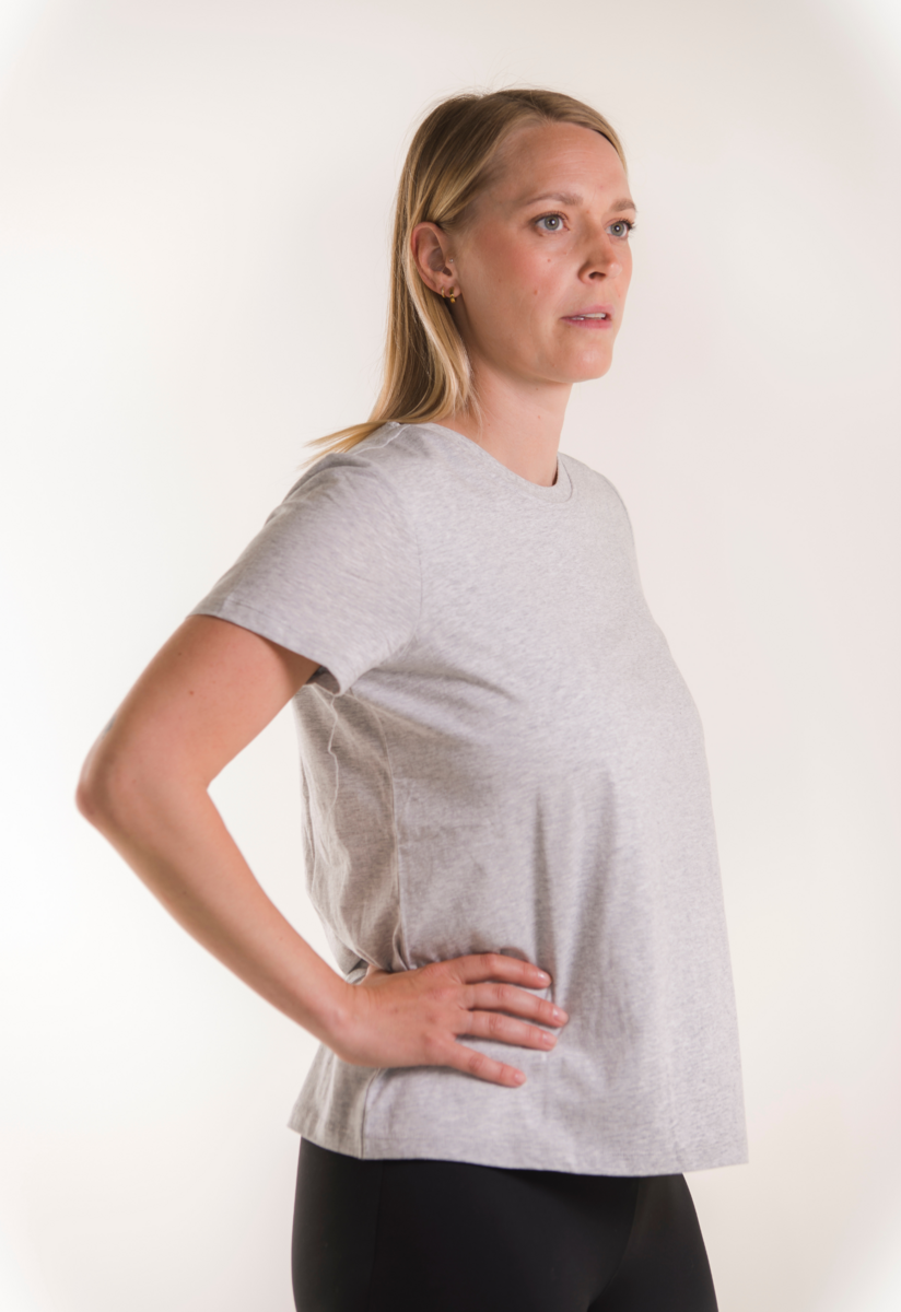 Boob Design - Maternity T-shirt with feeding function - Gray
