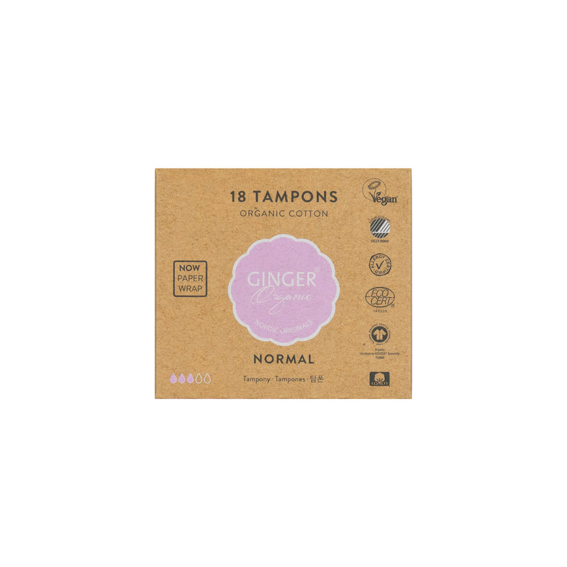 Tampons - 100% Pure Organic Cotton - Normal