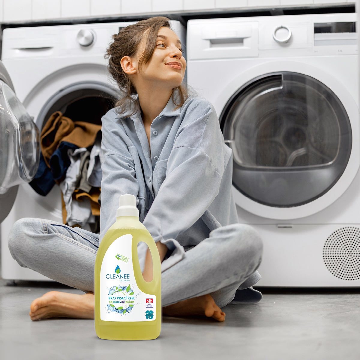 Cleanee - ECO Laundry Detergent for colored clothes - 1.5 L
