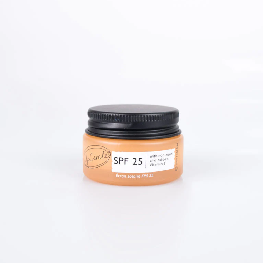 Sunscreen - Face - SPF 25 - Upcycled raspberries - Travel Size