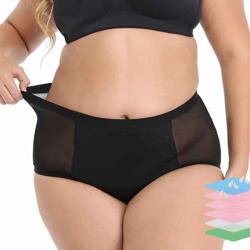 Menstrual Underwear | Feeling Fearless | Bamboo - Extra Absorbent - Size 32-34