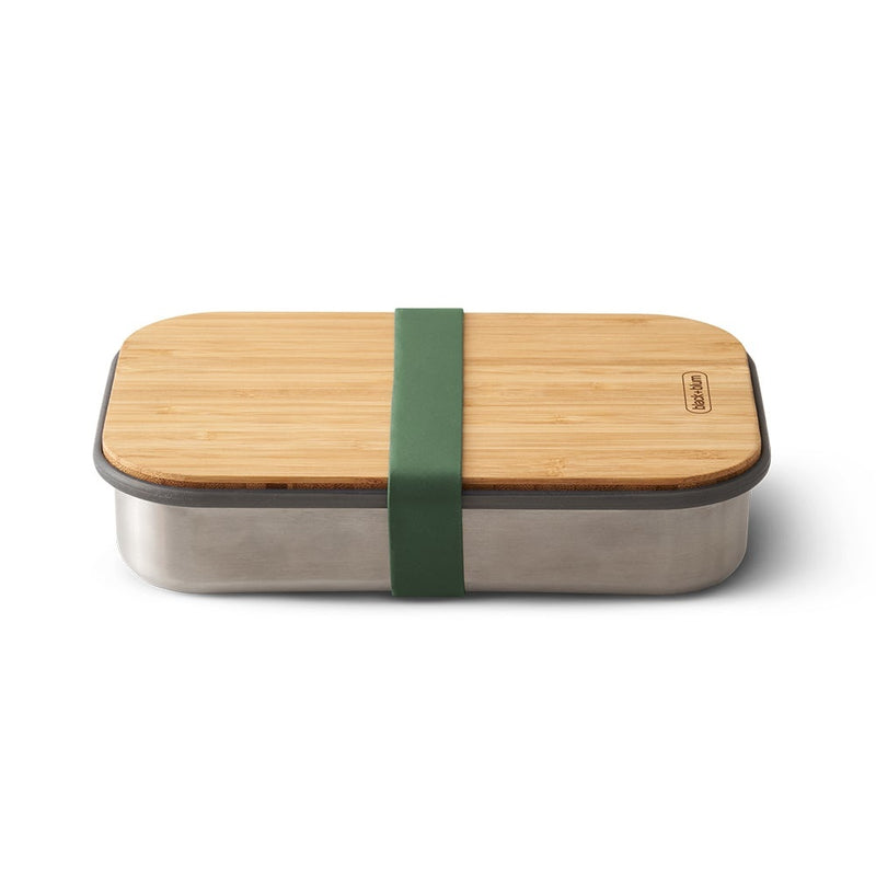Lunch box - stainless steel & bamboo - 900 ML