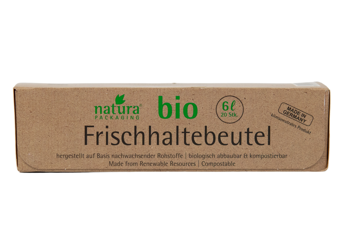 Natura compostable foodbags 20 x 6 liter