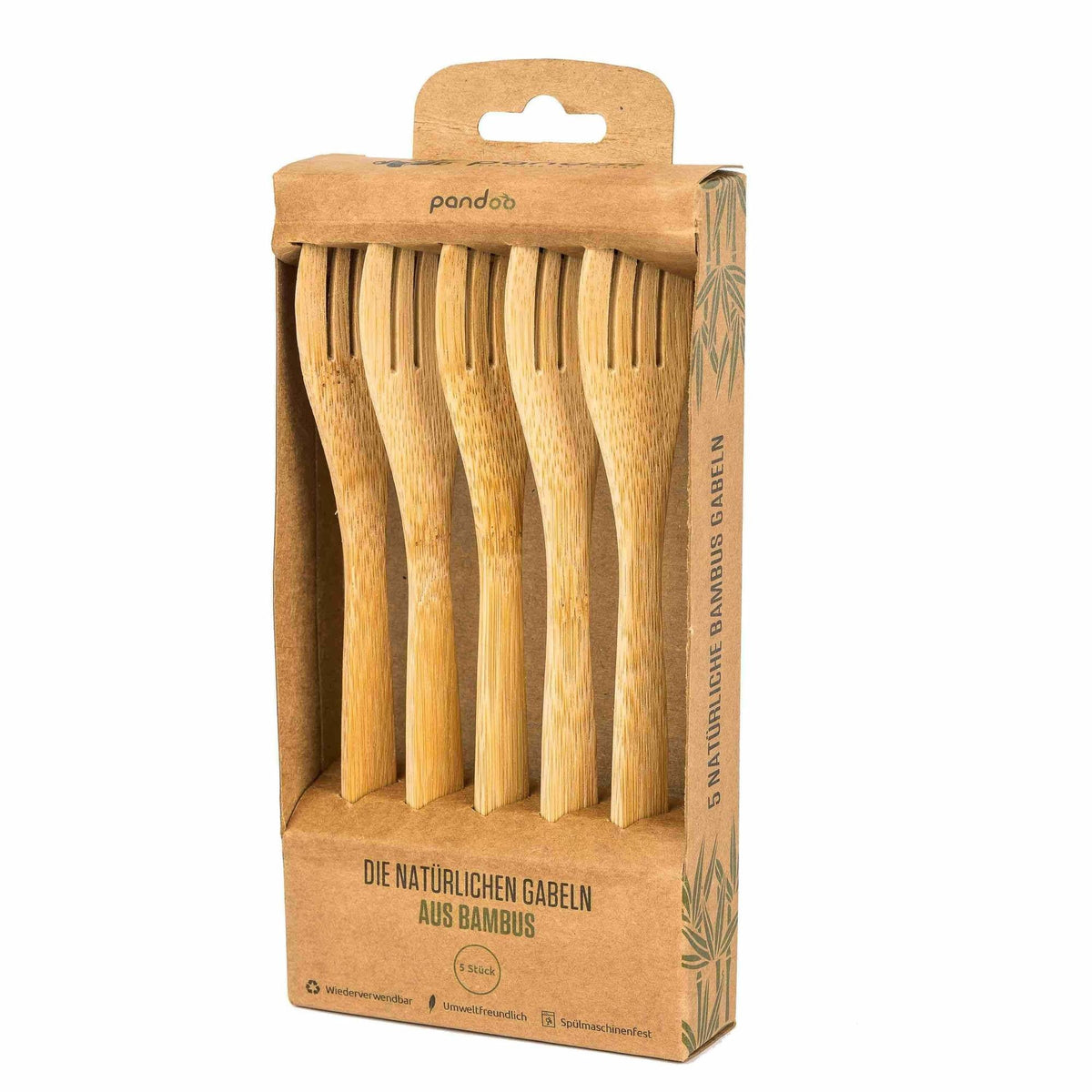 Forks - bamboo - 5 pcs