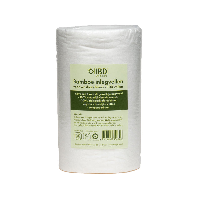 Bamboo inserts 1 roll - 100 sheets