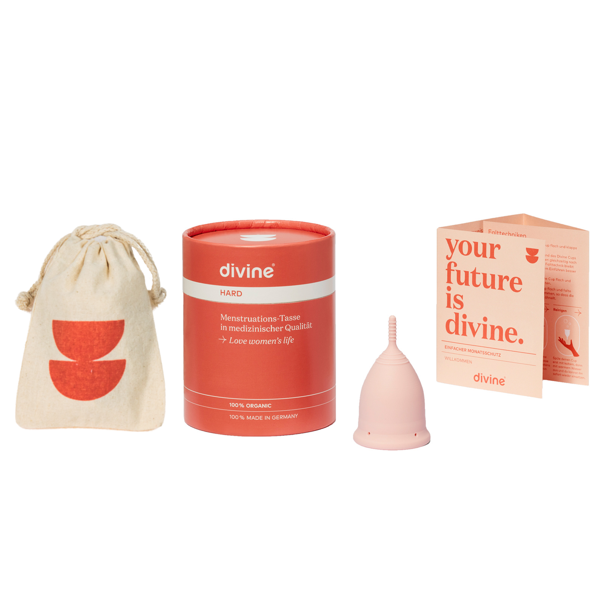 Menstrual cup - size S - 5 colours