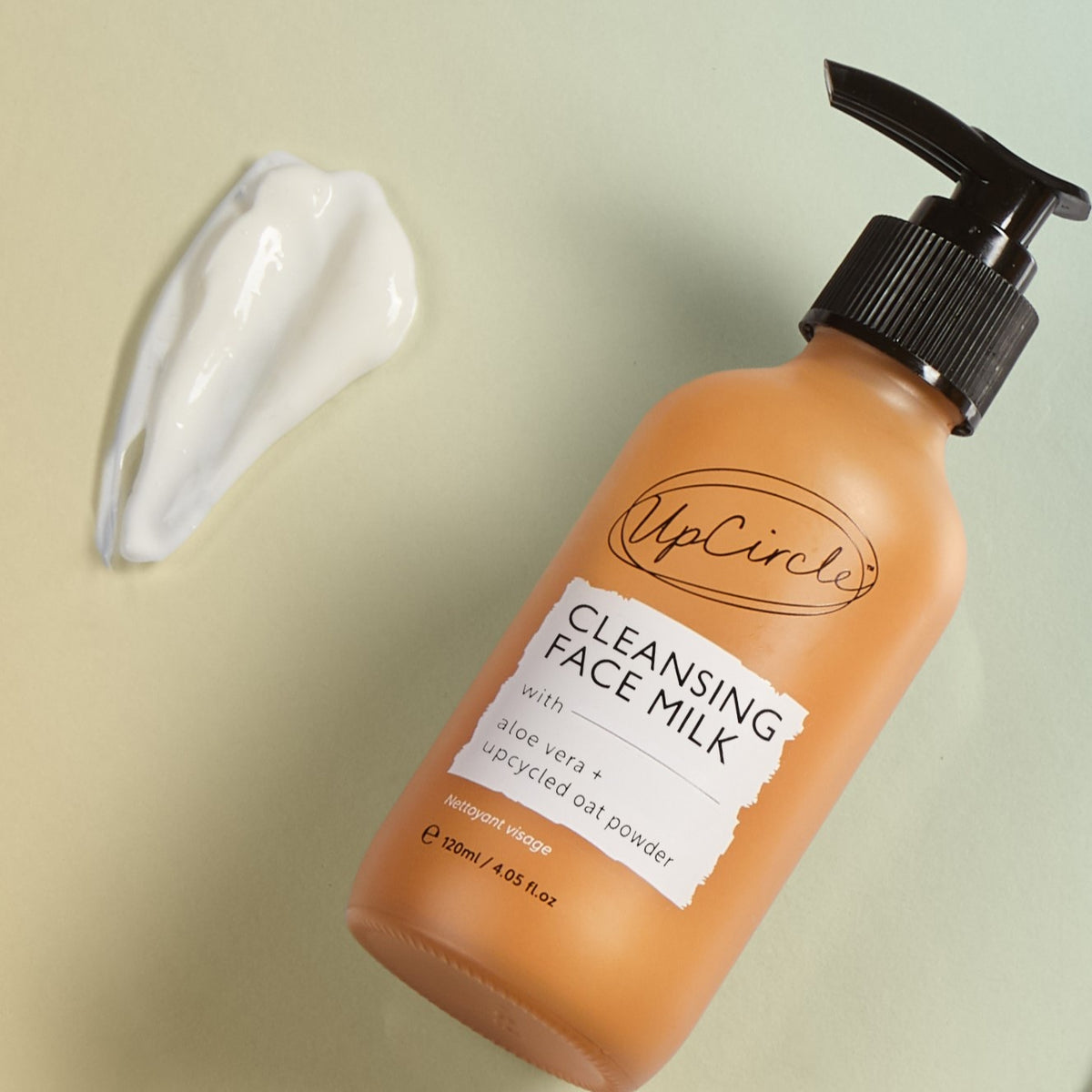 Moisturiser & Cleansing Face milk– Upcycled Argan Powder & Oat Powder
